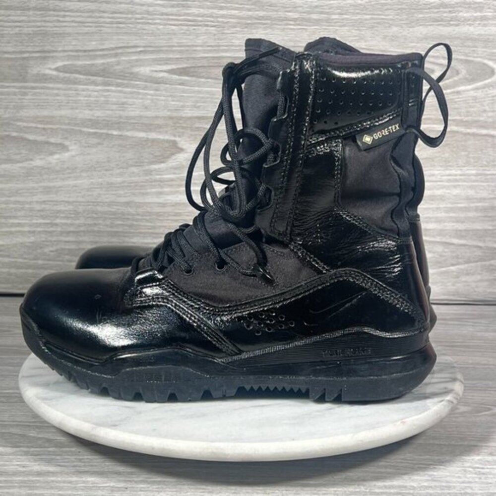 Nike SFB Field 2 8" Mens 6 Black Leather Tactical Boots GORE-TEX AQ1199-001 - Picture 5 of 14